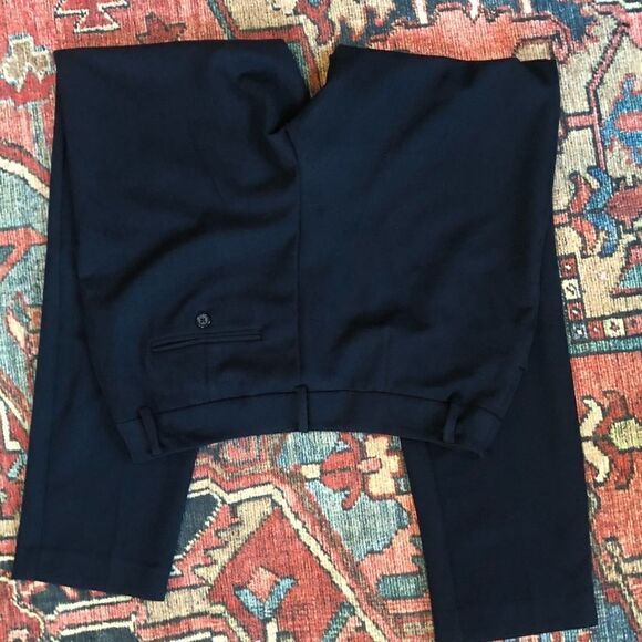 Robert Rodriguez Bethenny Pants Navy Straight Leg 6 - Picture 7 of 7